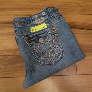 MEK DENIM USA Portland Boot Jeans Size 30